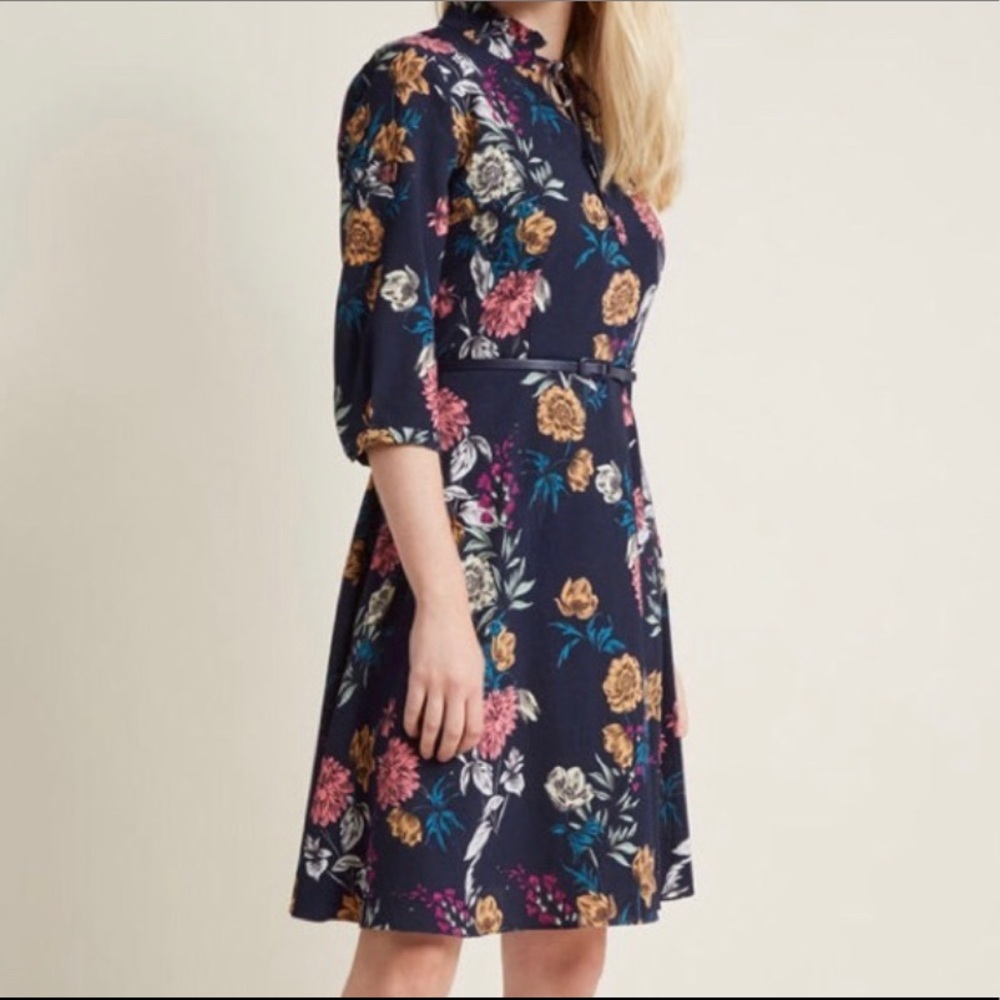 Modcloth Liza Luxe Floral Dress Size 4X